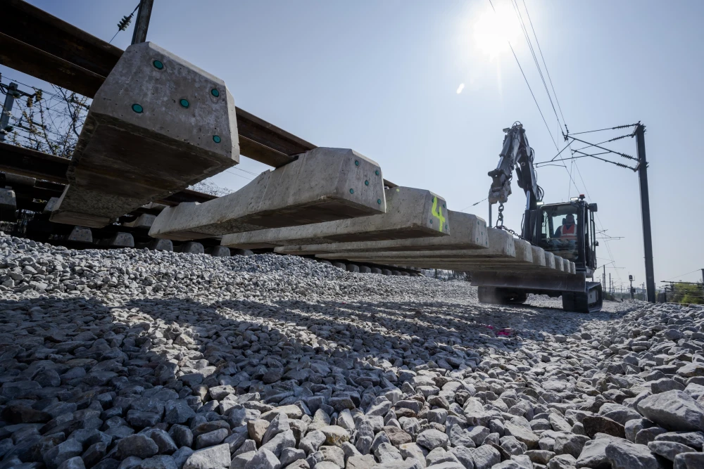 Dépose des voies