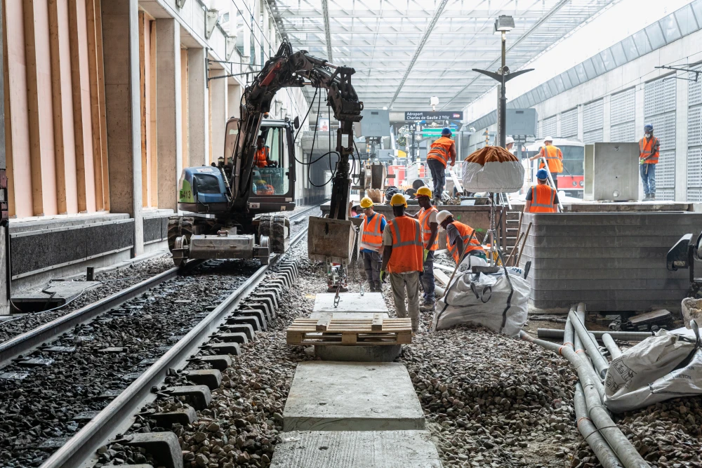 CDG Express - Travaux en gare CDG 2