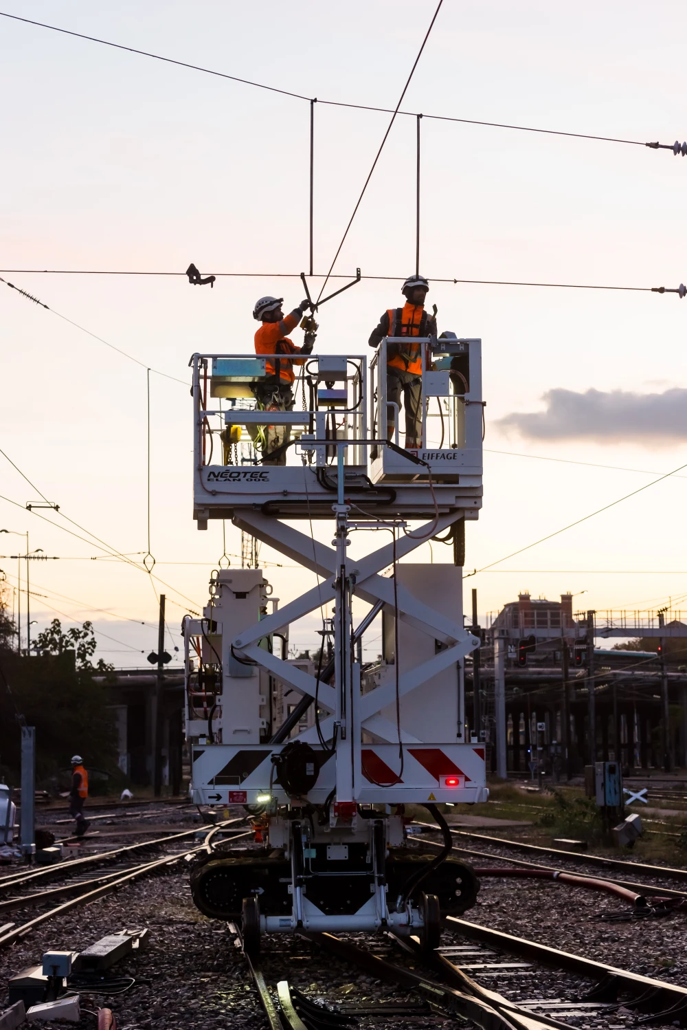 Opérations de maintenance des caténaires