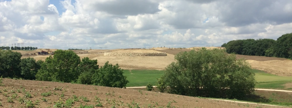Vue des vallons de l'Ile-de-France